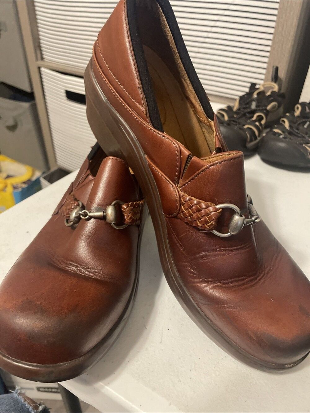 Ariat leather slip on Clogs Shoes  Women’s Sz 10 #93907